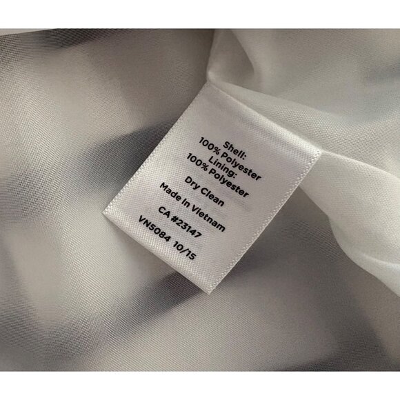 Talbots NWT Navy + White Striped Sleeveless Dress with Pleated Skirt Size 4 - Picture 13 of 13